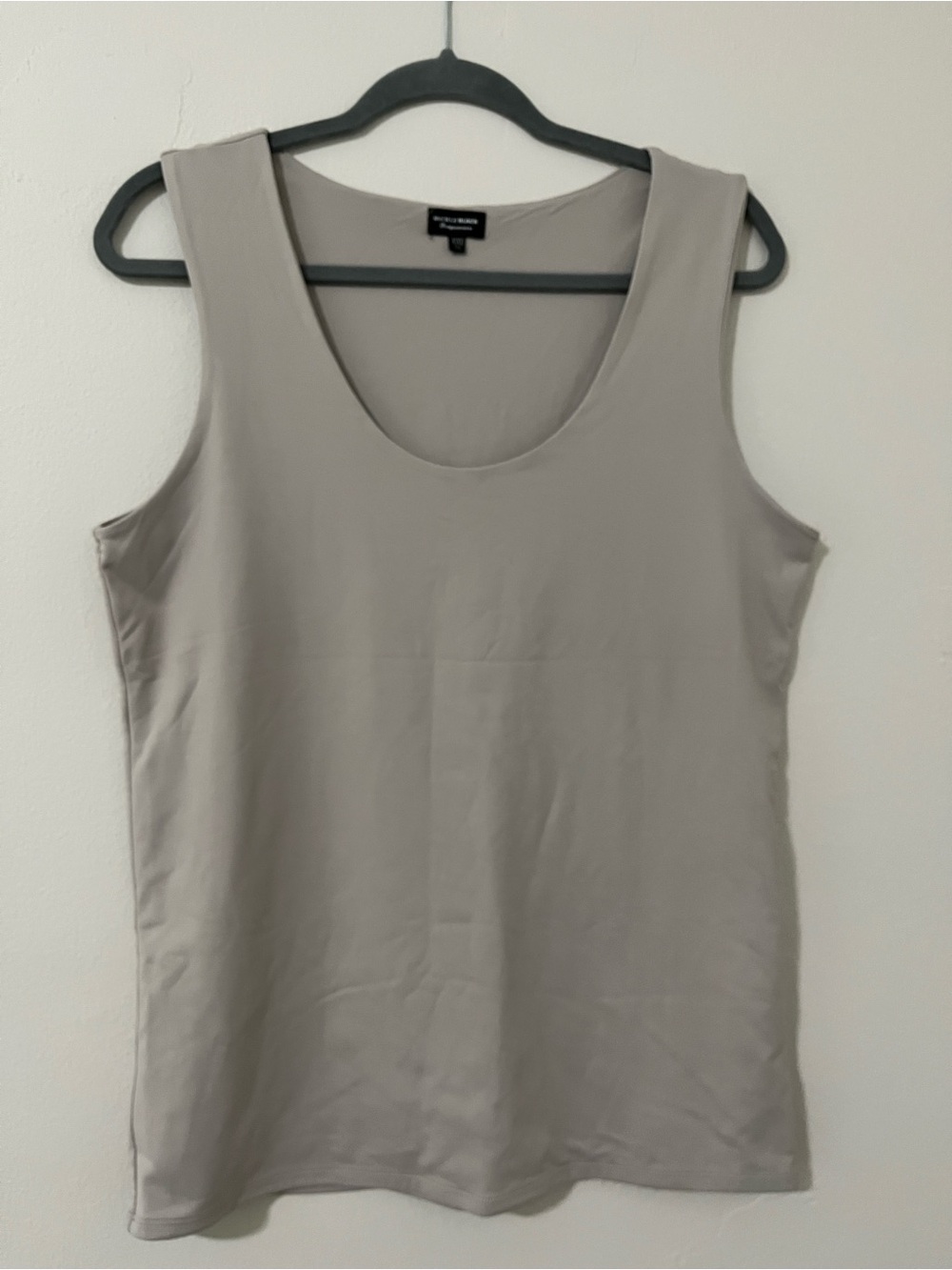 Buckle XXL Womens Scoop Neck Shapewear Tank Khaki Tan Color